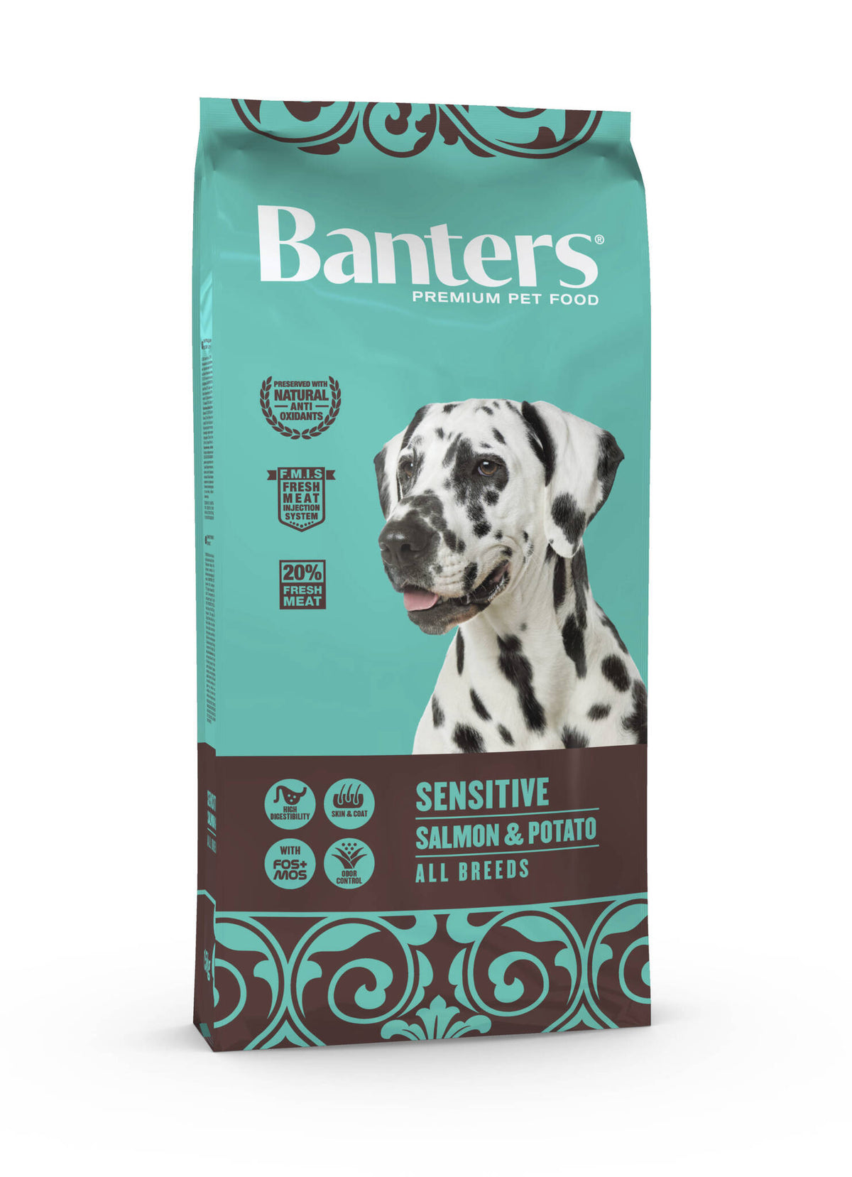 Ξηρά Τροφή Σκύλου Banters Sensitive Salmon and Potato 15kg