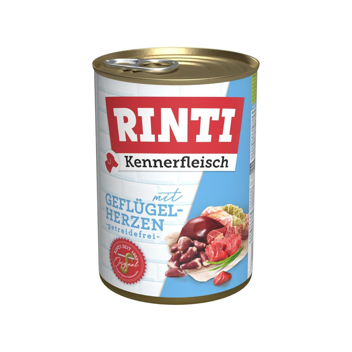 Υγρή Τροφή Σκύλου Rinti Kennerfleisch PoultryHearts 400gr