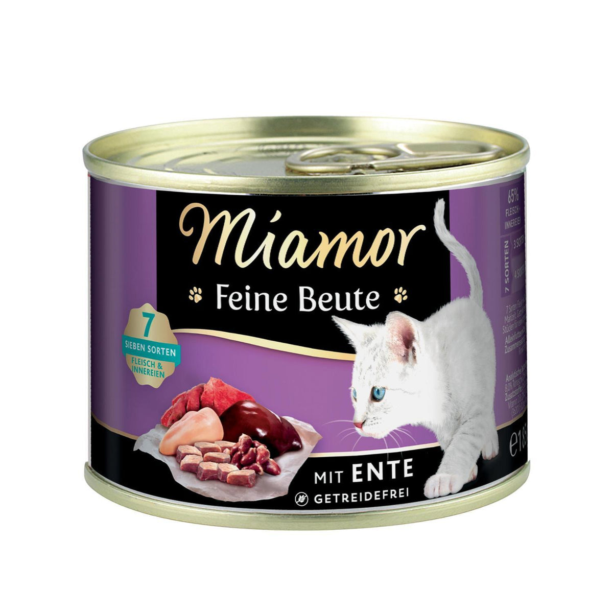 Υγρή Τροφή Γάτας Miamor Feine Beute Duck 185gr