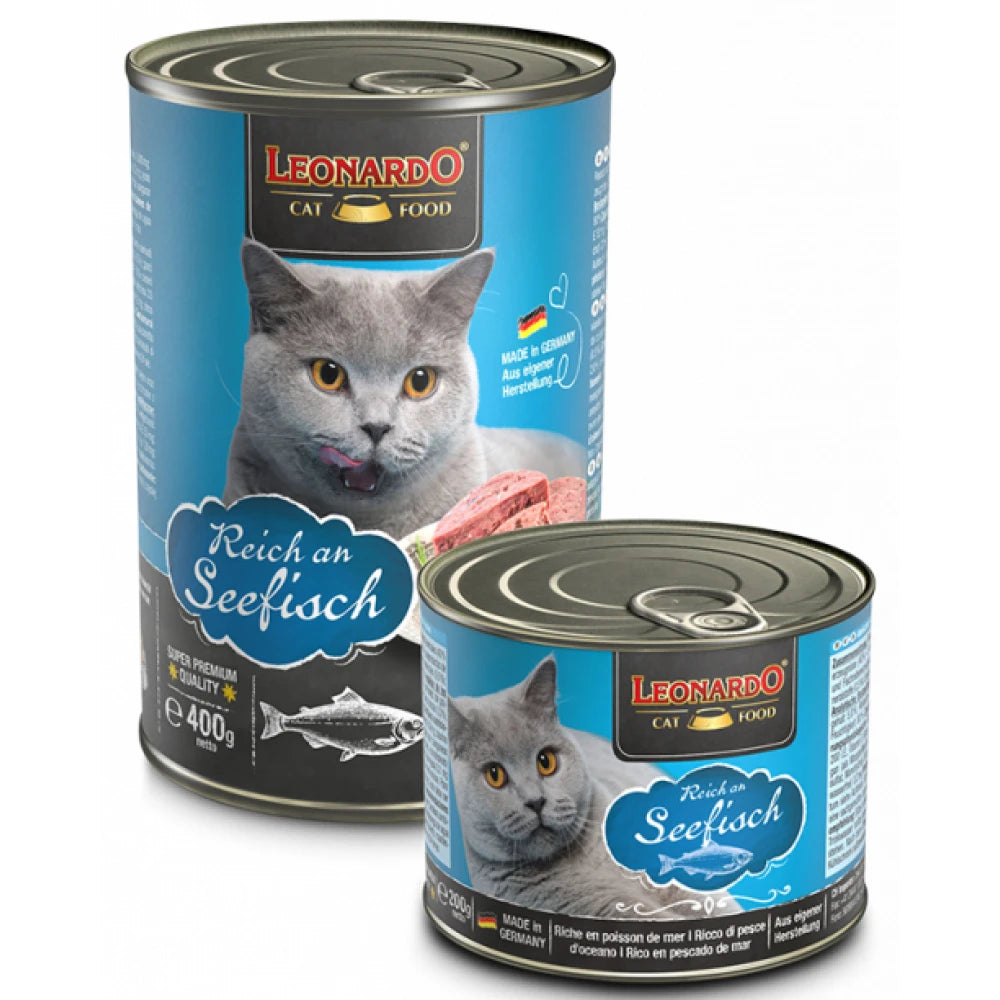 Υγρή Τροφή Γάτας Leonardo Ocean Fish 800gr