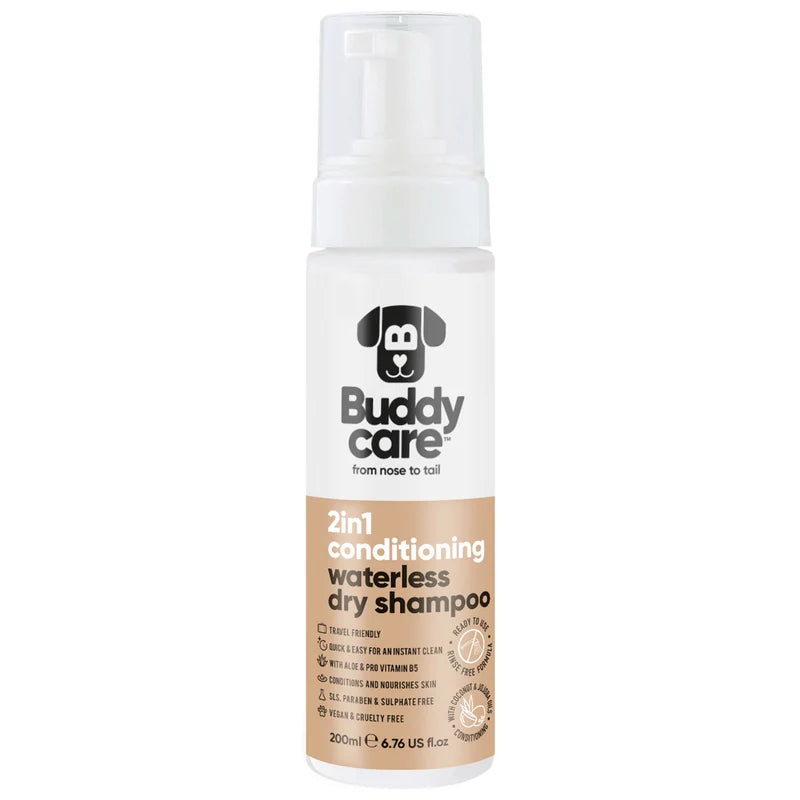 ΞΗΡΌ ΣΑΜΠΟΥΑΝ & CONDITIONER ΣΚΥΛΟΥ 2 ΣΕ 1 BUDDYCARE 200 ml