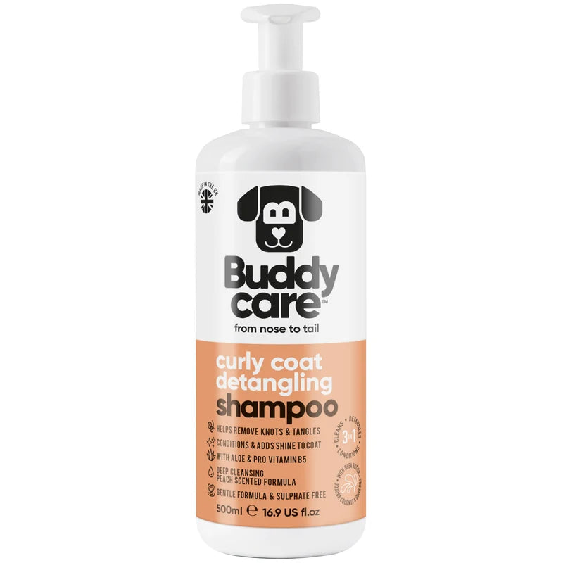 ΣΑΜΠΟΥΑΝ ΣΚΥΛΟΥ BUDDYCARE CURLY COAT DETANGLING 500 ml