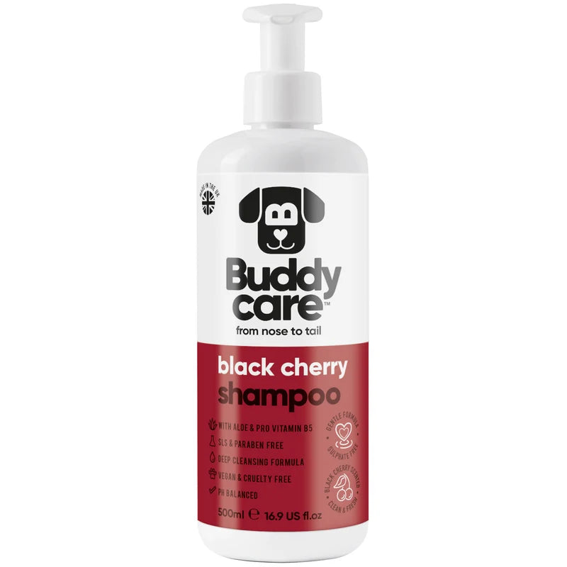 ΣΑΜΠΟΥΑΝ ΣΚΥΛΟΥ BUDDYCARE BLACK CHERRY 500ml
