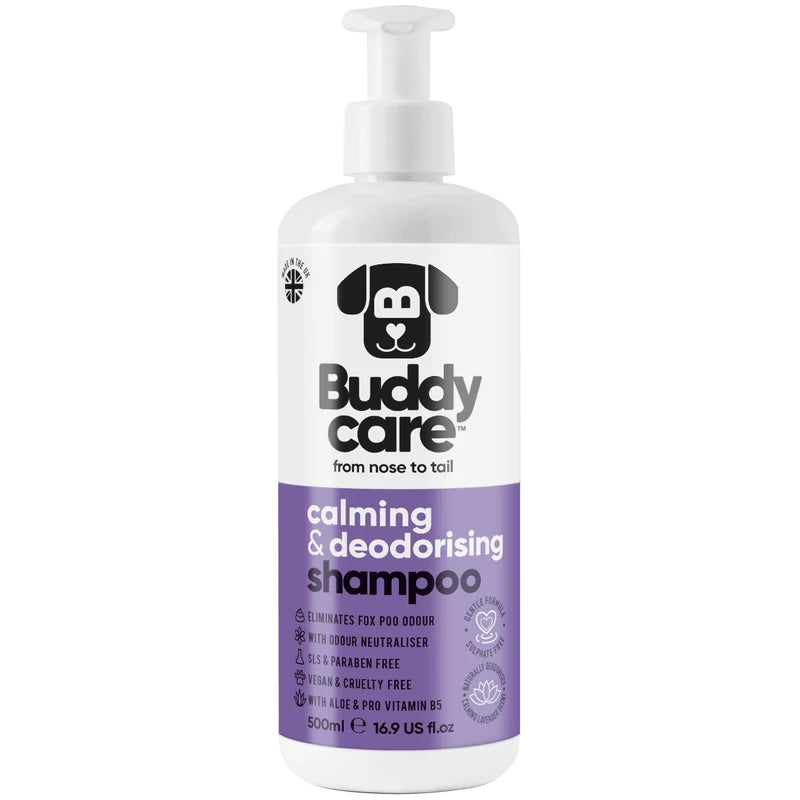 ΣΑΜΠΟΥΑΝ ΣΚΥΛΟΥ BUDDYCARE CALMING & DEODORIZING LAVENDER 500 ml