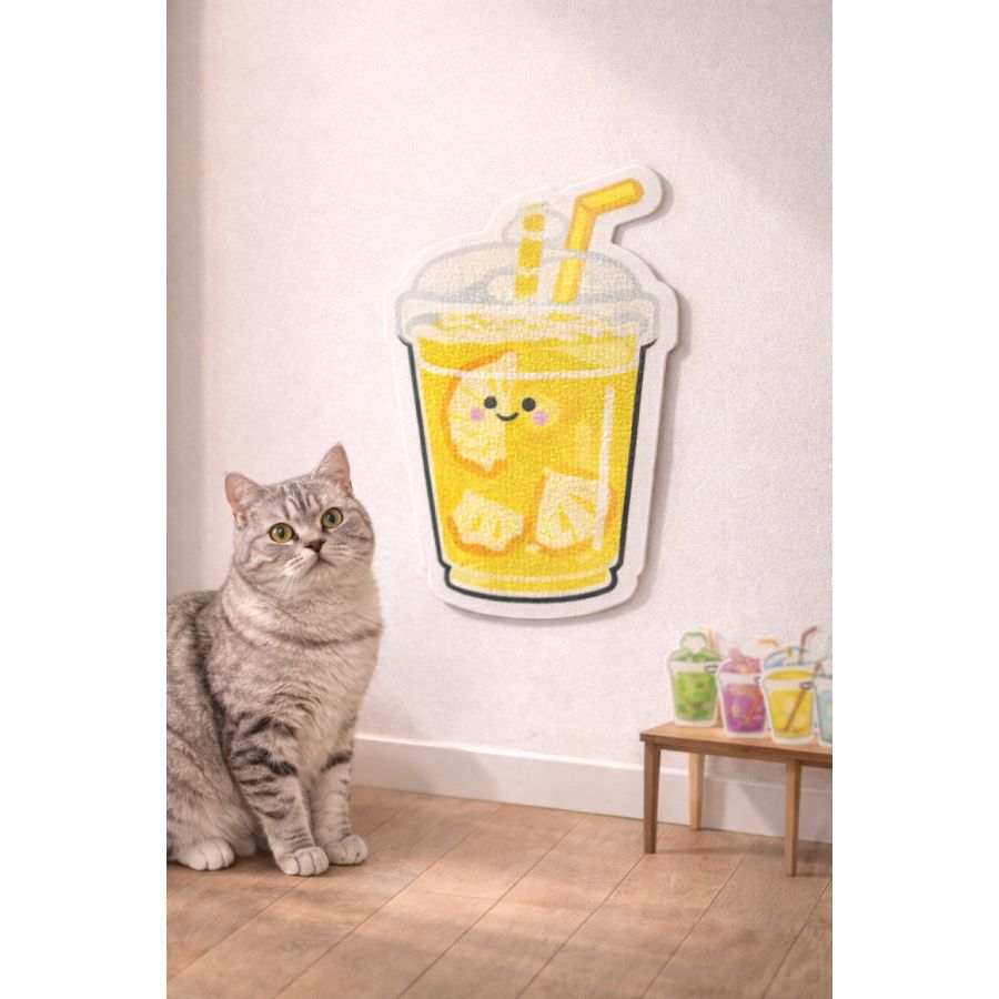 Ονυχοδρόμιο γάτας DRUNK BUT HAPPY CAT SCRATCHER PINEAPPLE 45*60cm