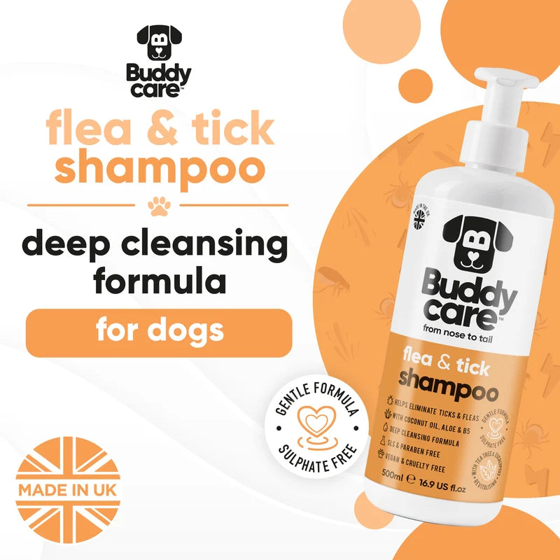 ΣΑΜΠΟΥΑΝ ΣΚΥΛΟΥ BUDDYCARE FLEA & TICK 500 ml