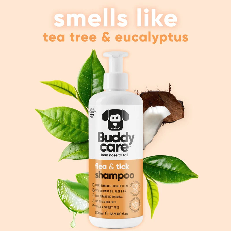 ΣΑΜΠΟΥΑΝ ΣΚΥΛΟΥ BUDDYCARE FLEA & TICK 500 ml