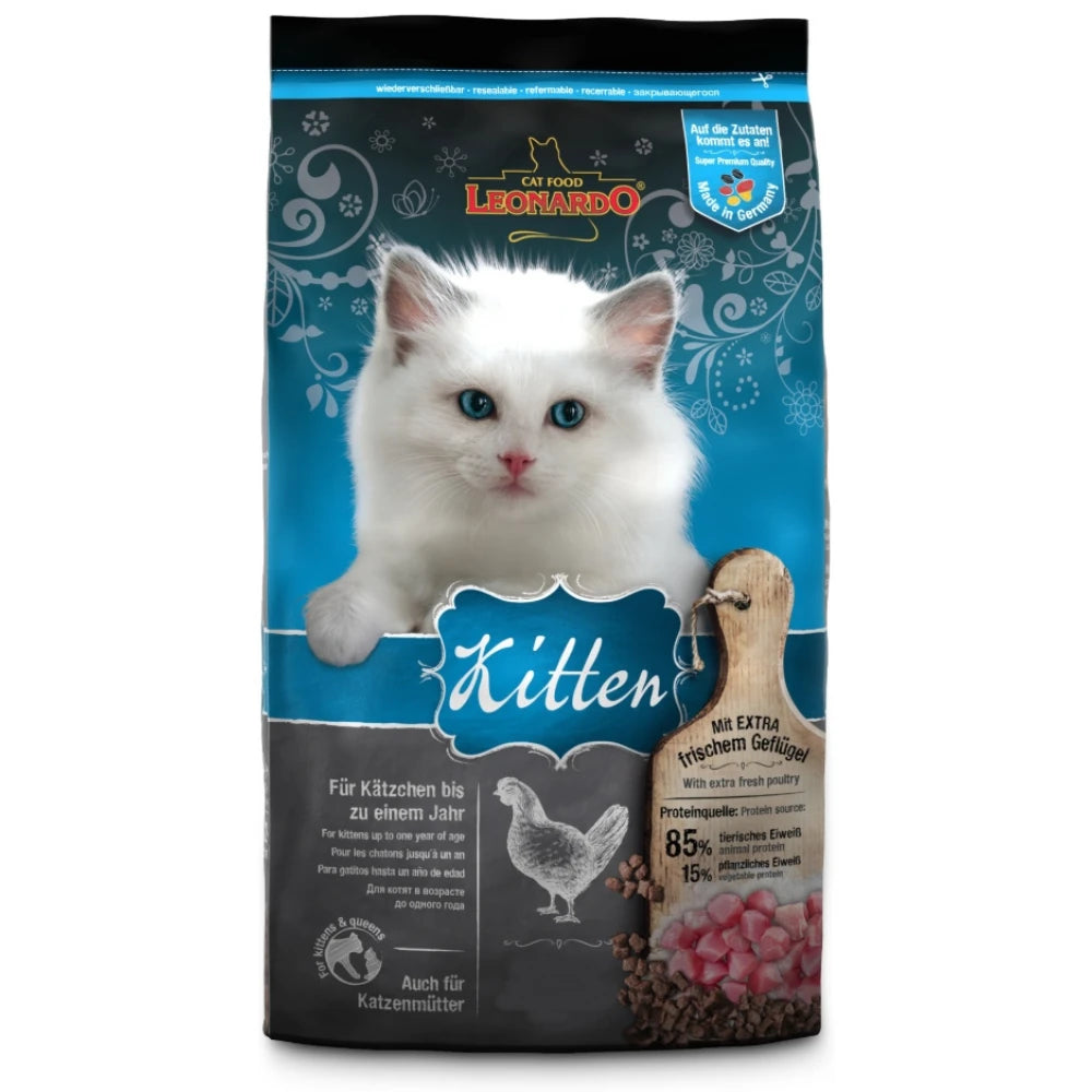 Ξηρά Τροφή Γάτας Leonardo Kitten 7,5kg