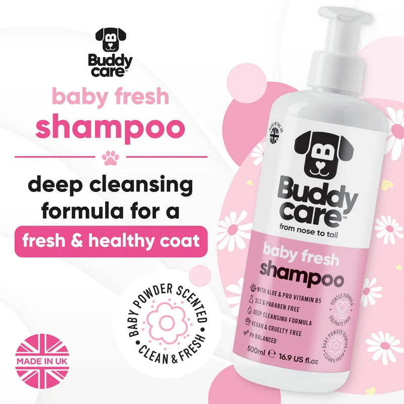 ΣΑΜΠΟΥΑΝ ΣΚΥΛΟΥ BUDDYCARE BABY FRESH 500ml