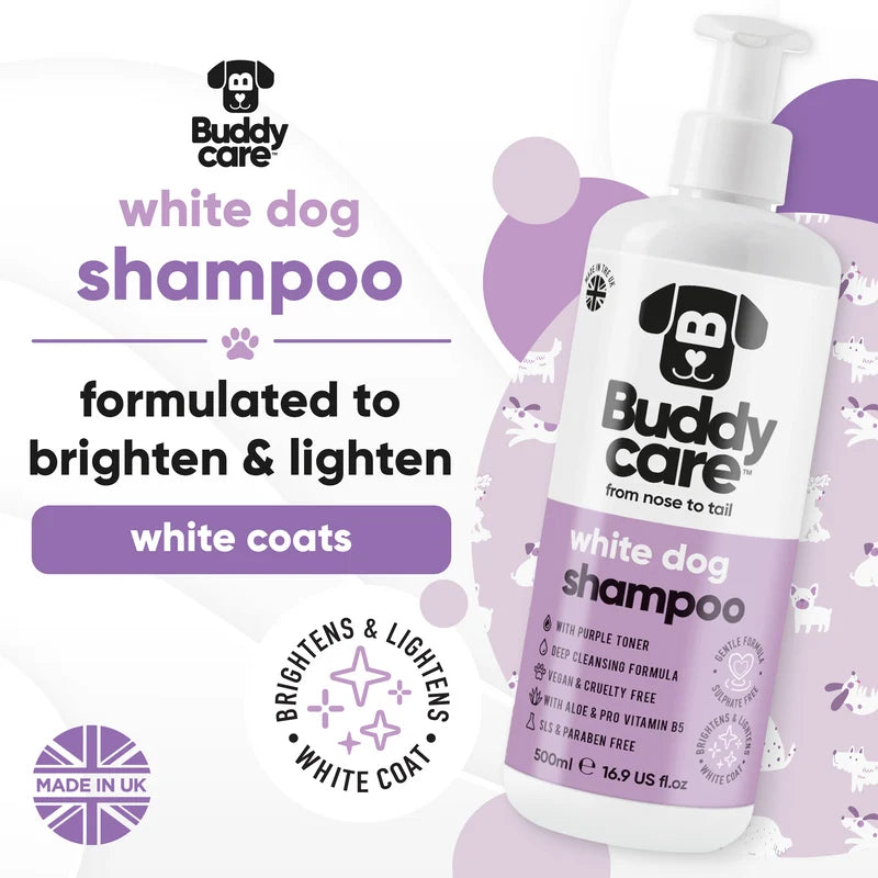 ΣΑΜΠΟΥΑΝ ΣΚΥΛΟΥ BUDDYCARE WHITE DOG 500ml