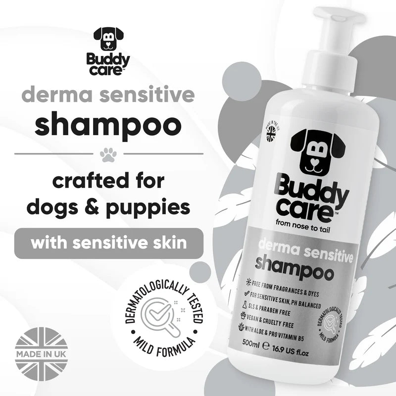 ΣΑΜΠΟΥΑΝ ΣΚΥΛΟΥ BUDDYCARE DERMA SENSITIVE 500ml
