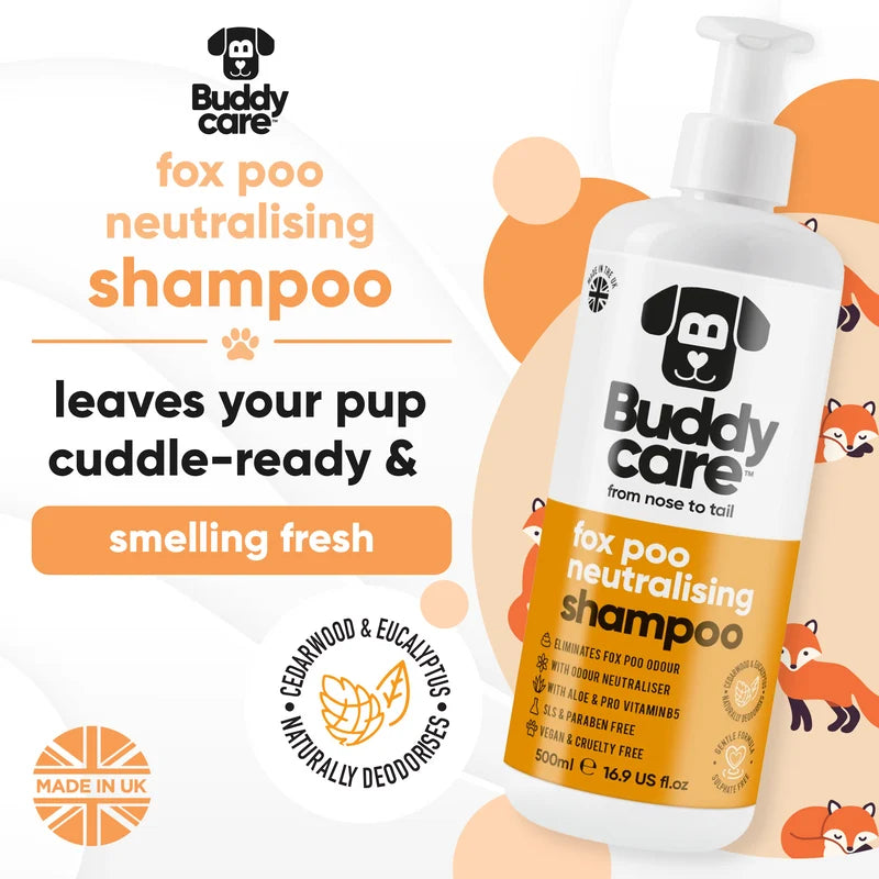 ΣΑΜΠΟΥΑΝ ΣΚΥΛΟΥ BUDDYCARE FOX POO NEUTRALISING 500 ml