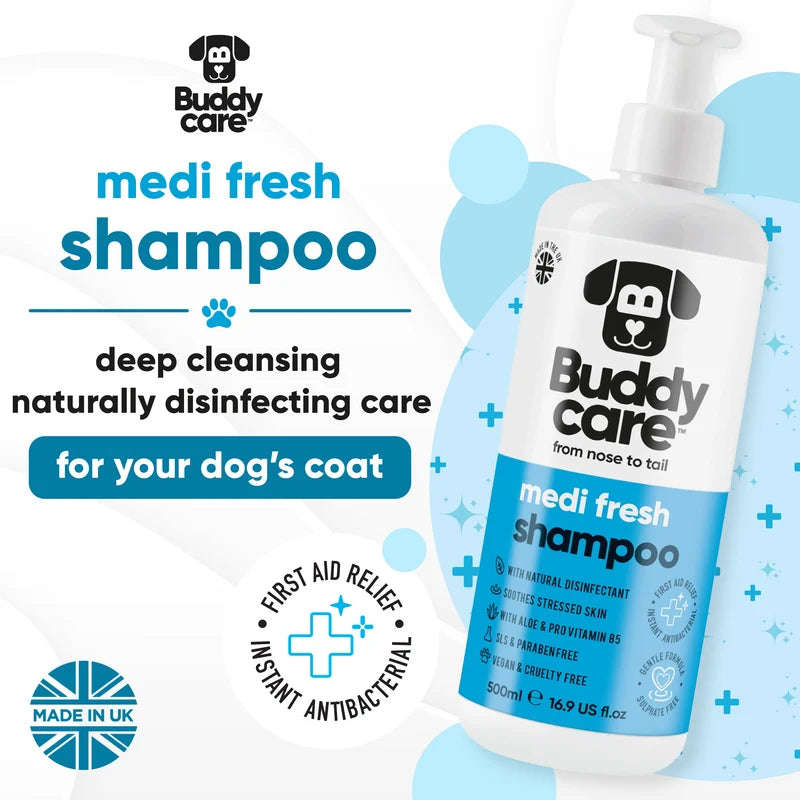 ΣΑΜΠΟΥΑΝ ΣΚΥΛΟΥ BUDDYCARE MEDI FRESH 500ml