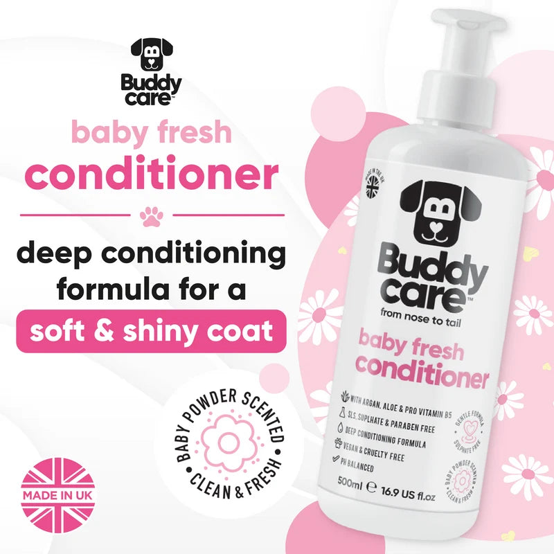 ΜΑΛΑΚΤΙΚΗ ΚΡΕΜΑ ΣΚΥΛΟΥ BUDDYCARE BABY FRESH 500 ml