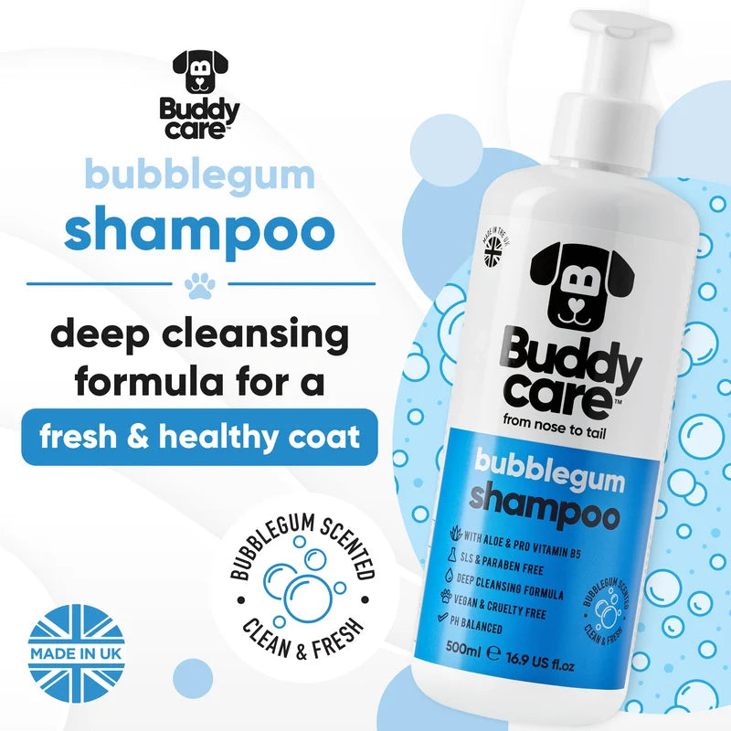 ΣΑΜΠΟΥΑΝ ΣΚΥΛΟΥ BUDDYCARE BUBBLEGUM 500ml