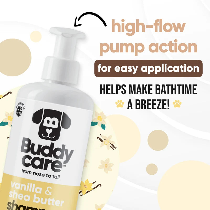 ΣΑΜΠΟΥΑΝ ΣΚΥΛΟΥ BUDDYCARE VANILLA & SEA BUTTER 500 ml