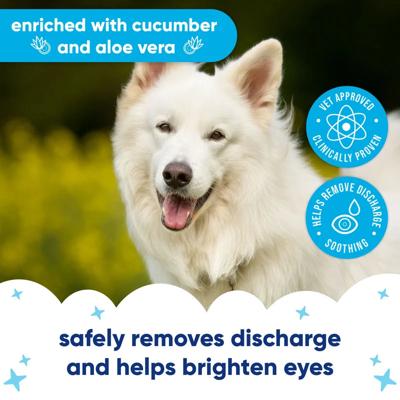 BUDDY CARE Dog Tear Stain Eye Wipes 100 pcs
