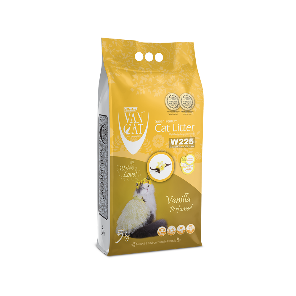 Άμμος Γάτας Van Cat με Άρωμα Βανίλια Ψιλή 10kg