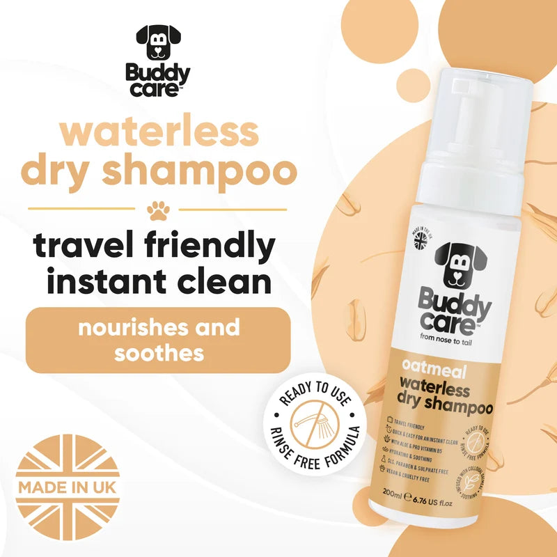 ΞΗΡO ΣΑΜΠΟΥΑΝ ΣΚΥΛΟΥ BUDDYCARE ΜΕ ΒΡΩΜΗ 200 ml
