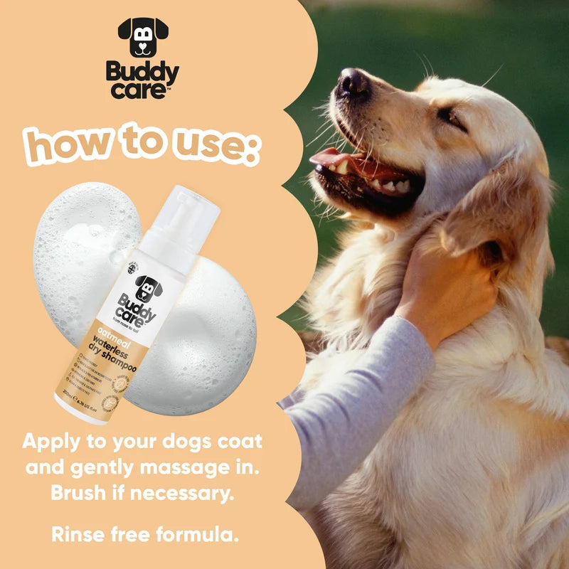 ΞΗΡO ΣΑΜΠΟΥΑΝ ΣΚΥΛΟΥ BUDDYCARE ΜΕ ΒΡΩΜΗ 200 ml