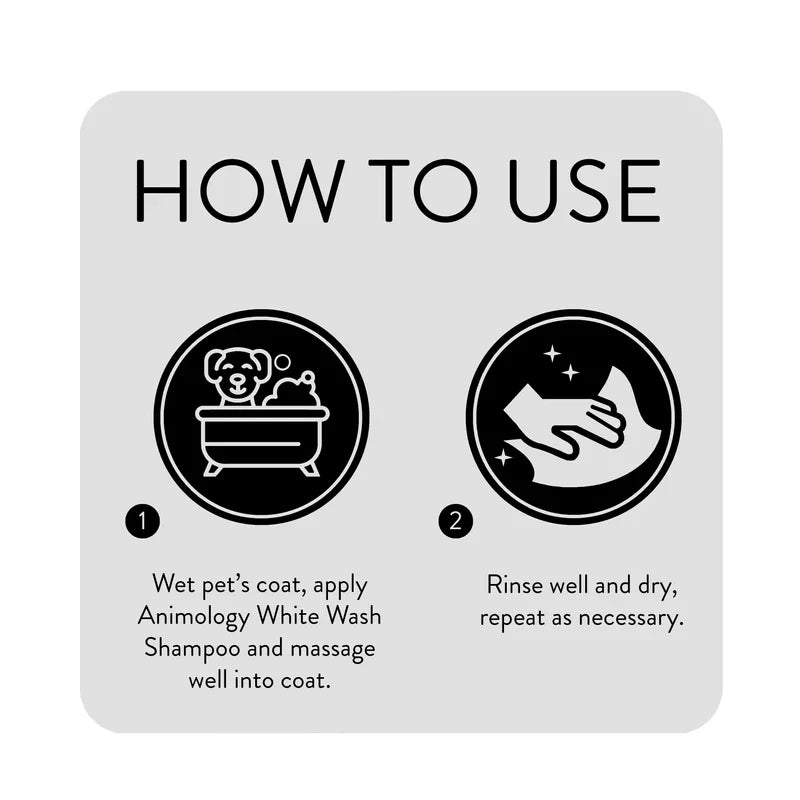 Σαμπουάν Σκύλου Animology White Wash Shampoo 250 ml για Λευκό Τρίχωμα
