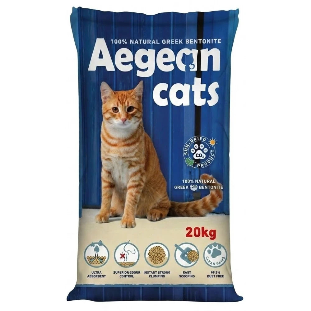 Άμμος Γάτας Aegean Cats Unscented 20kg