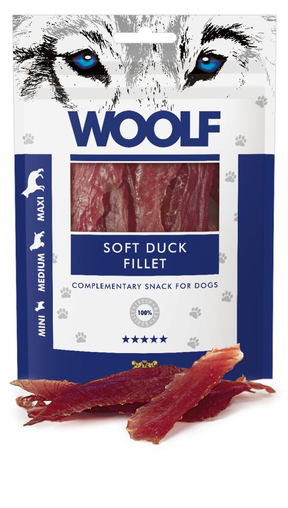 Λιχουδιά Σκύλου WOOLF SOFT DUCK FILLET 100gr