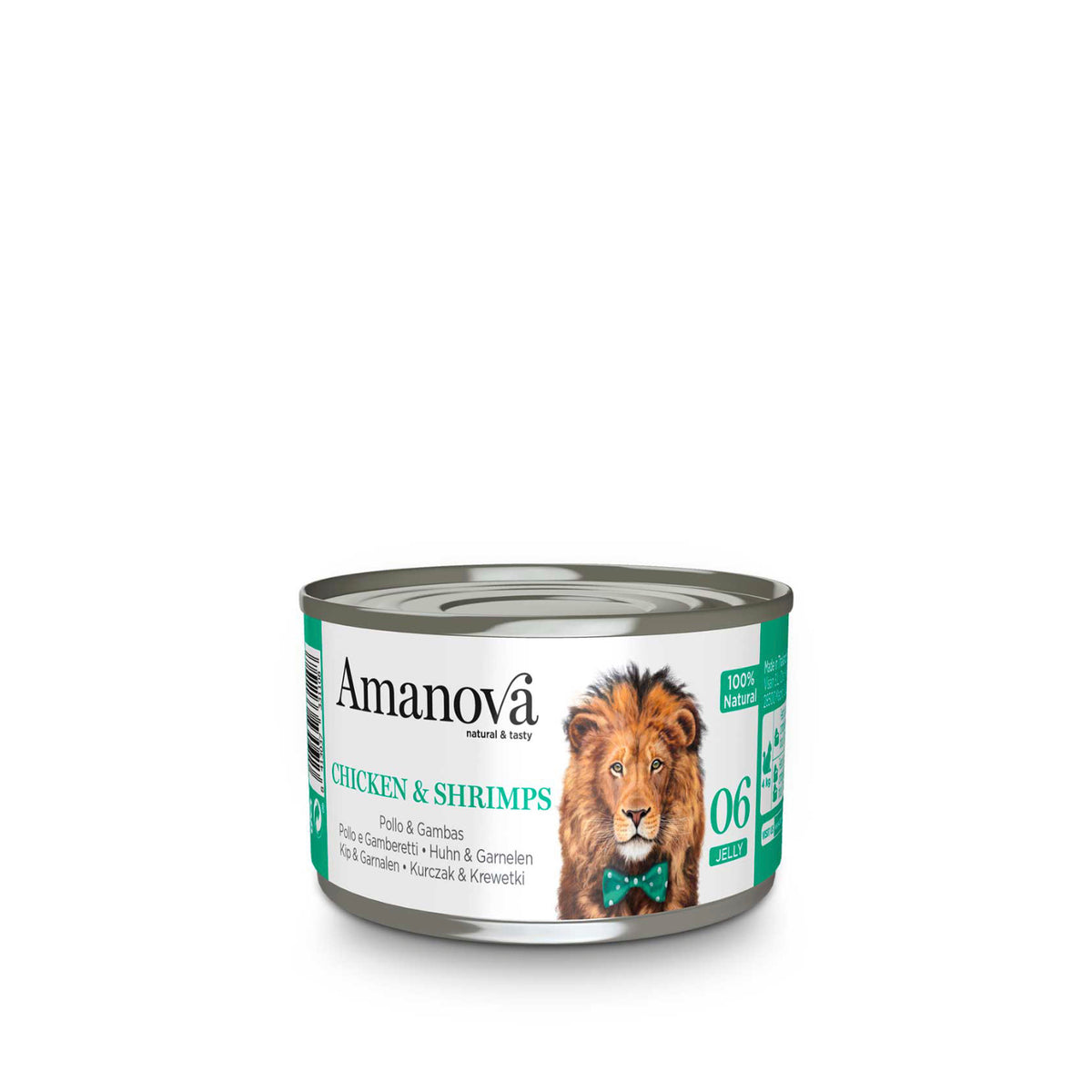 Υγρή Τροφή Γάτας Amanova-06 Chicken & Shrimps Broth 70 gr