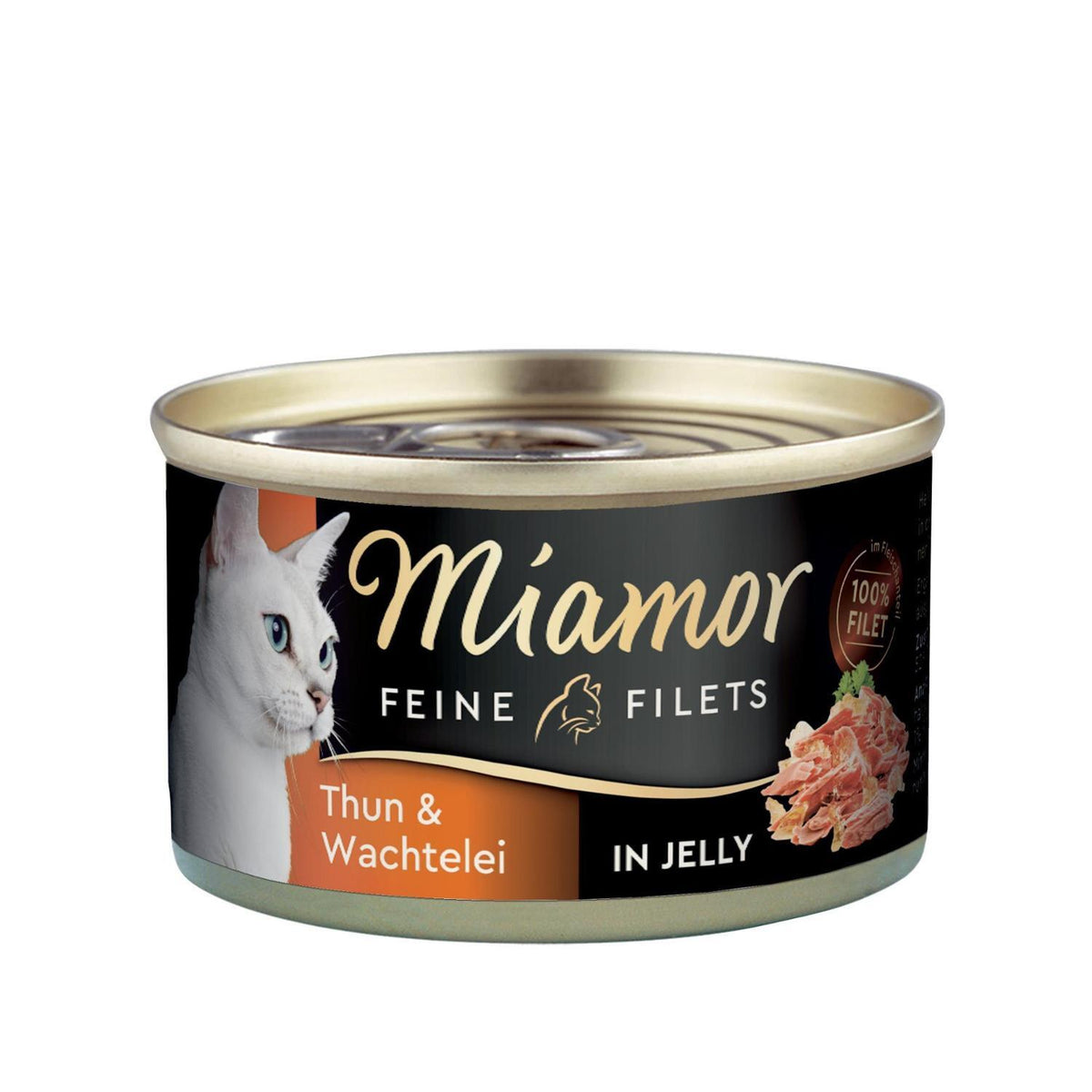 Υγρή Τροφή Γάτας Feine Filets Tuna & Quail Egg In Jelly 100gr