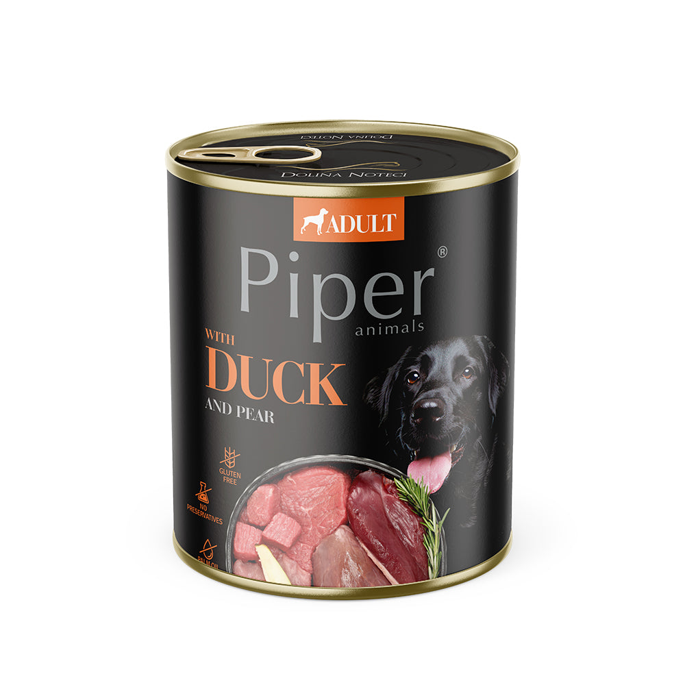 Υγρή Τροφή Σκύλου PIPER ADULT ΠΑΠΙΑ ΚΑΙ ΑΧΛΑΔΙ 400gr
