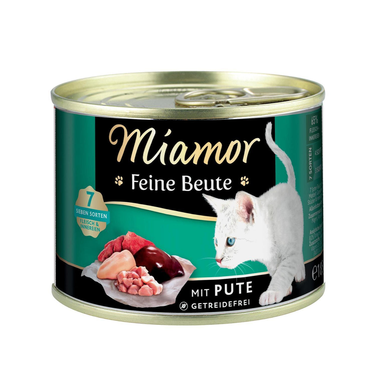 Υγρή Τροφή Γάτας Miamor Feine Beute Turkey 185gr