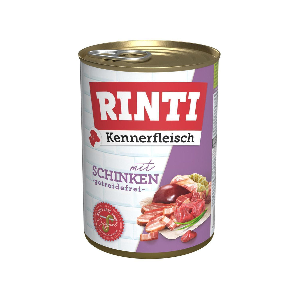 Υγρή Τροφή Σκύλου Rinti Kennerfleisch Ham(Ζαμπόν) 400gr