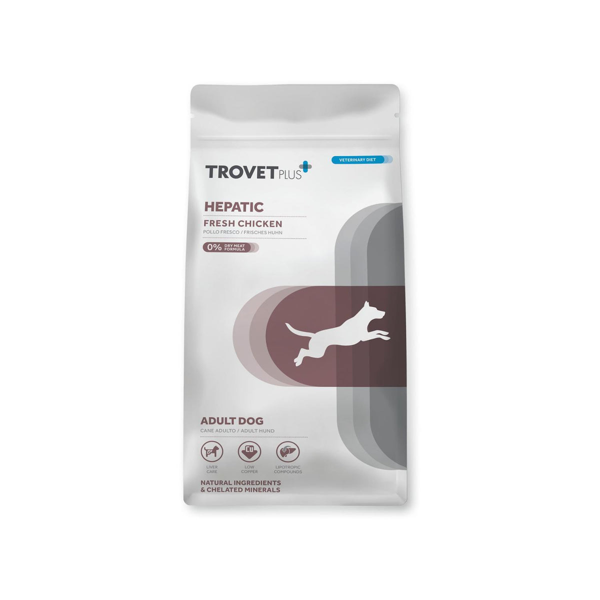 Ξηρά Τροφή Σκύλου TROVET PLUS Adult Dog Hepatic Fresh Chicken 10Kg
