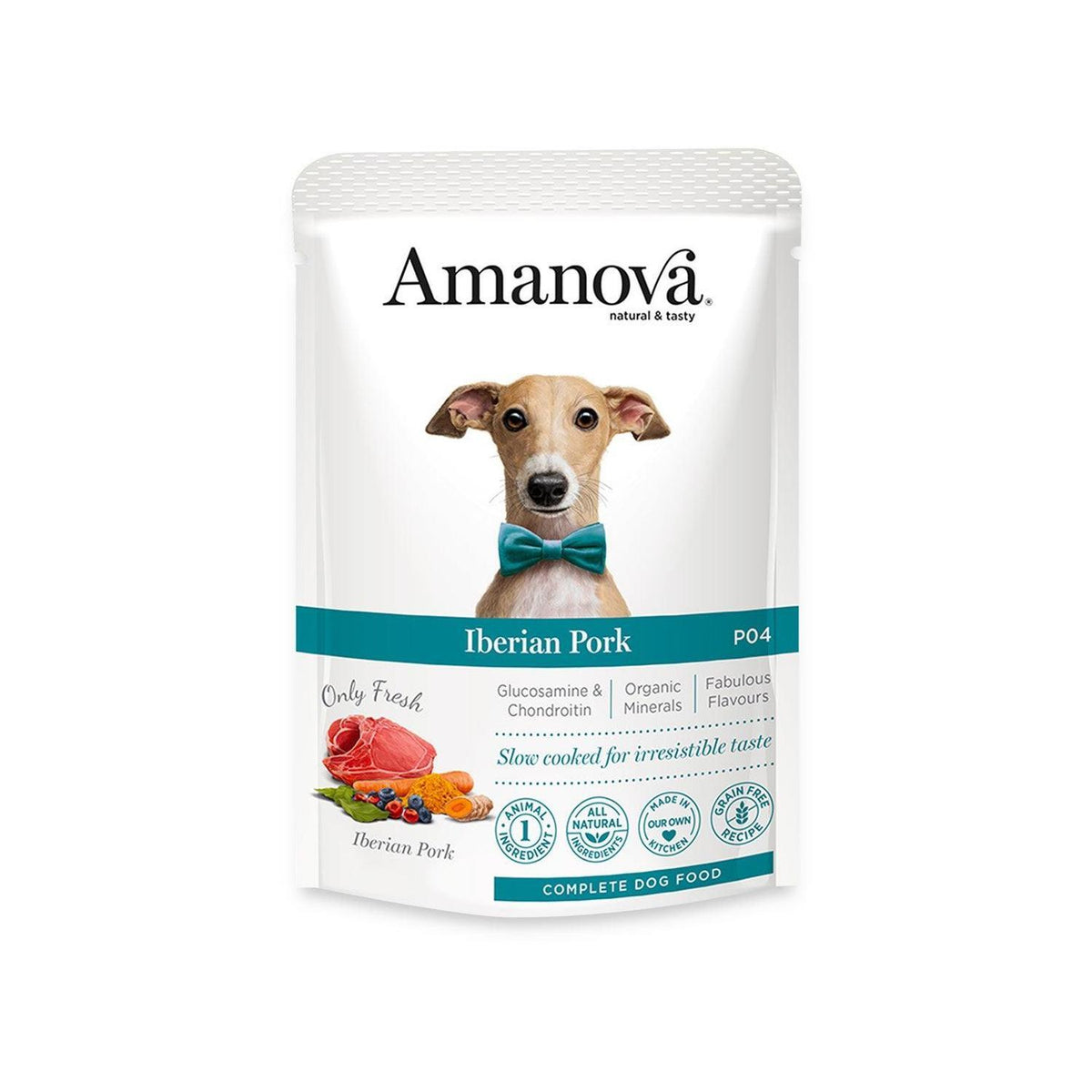 Υγρή Τροφή Σκύλου Amanova Dog Adult Iberian Pork Grain Free 100gr