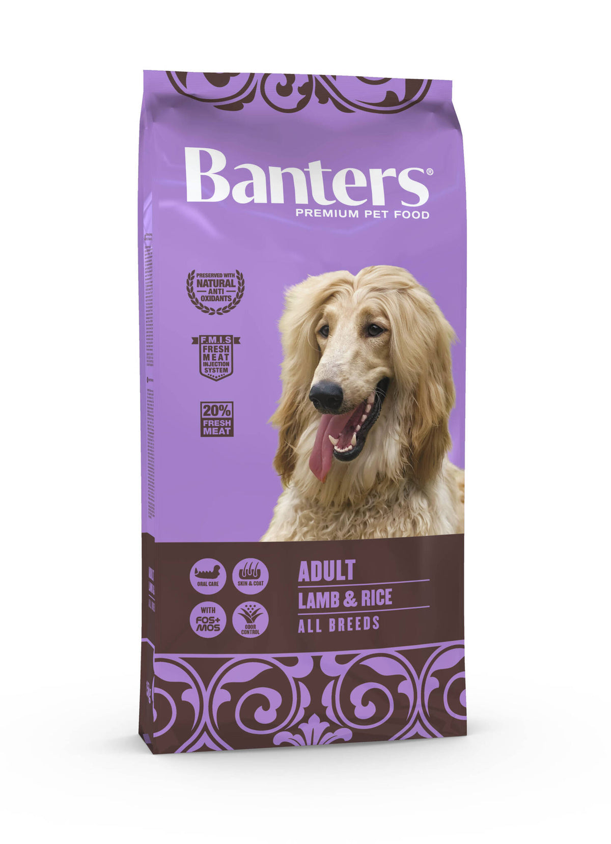 Ξηρά Τροφή Σκύλου Banters  Adult Lamb and Rice 15kg
