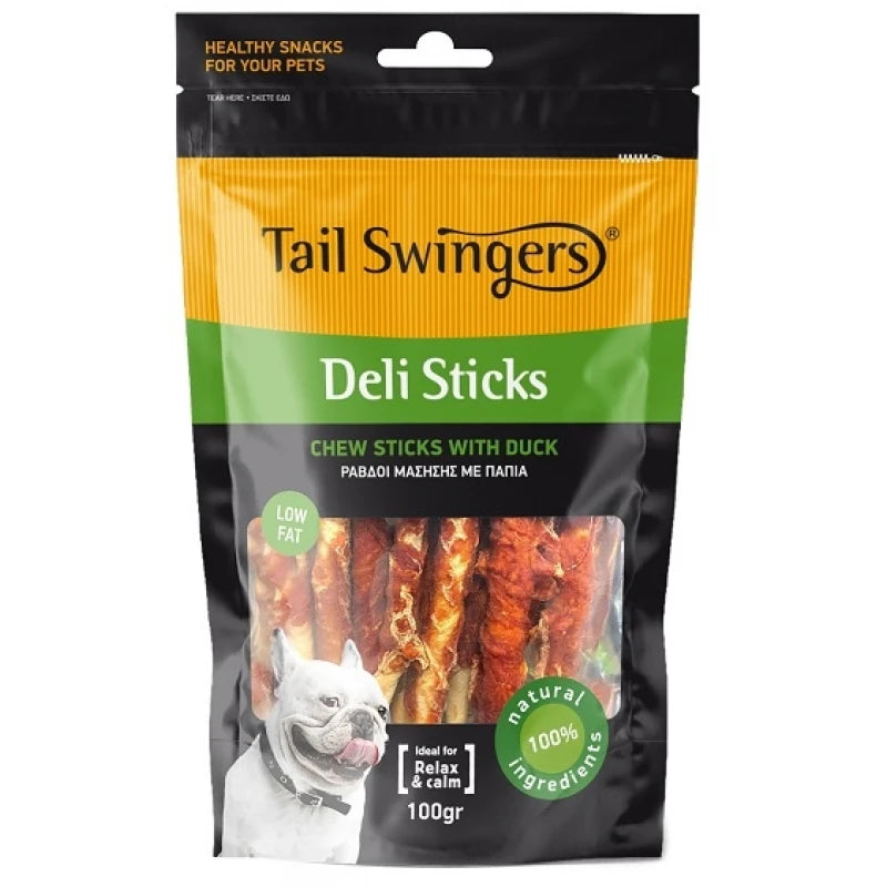 Λιχουδιές Σκύλου Tailswingers Deli Sticks with Duck 100gr