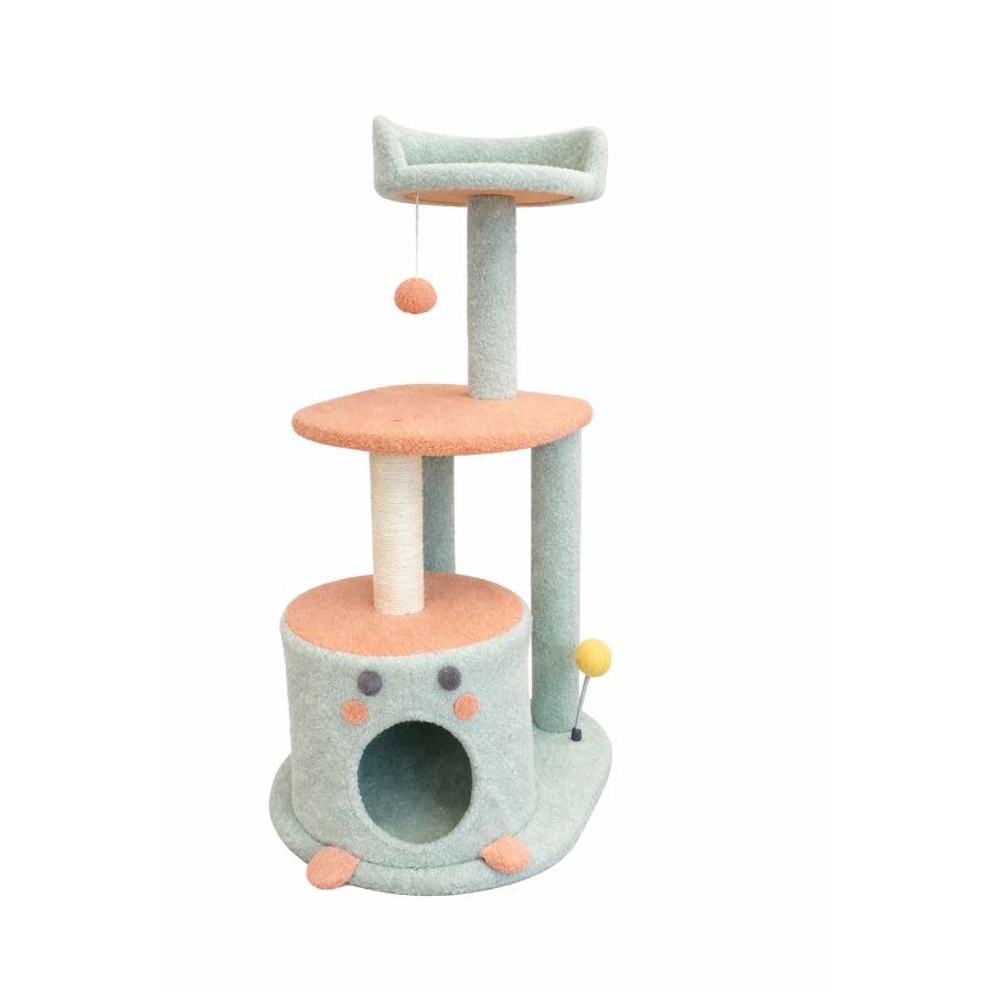 Ονυχοδρόμιο γάτας FUZZY PAWS HOTEL CAT TREE L50*W40*H85cm