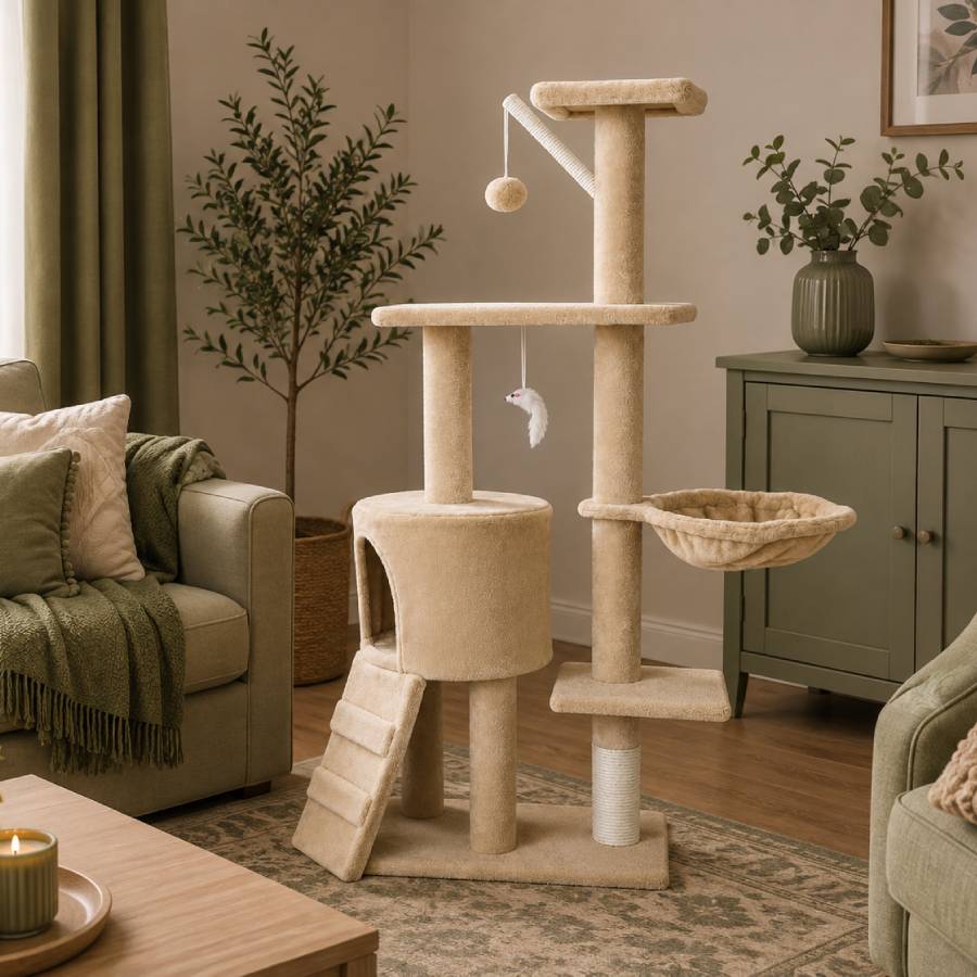 Ονυχοδρόμιο γάτας CLAW & ORDER CAT TREE L48*W34*H138cm