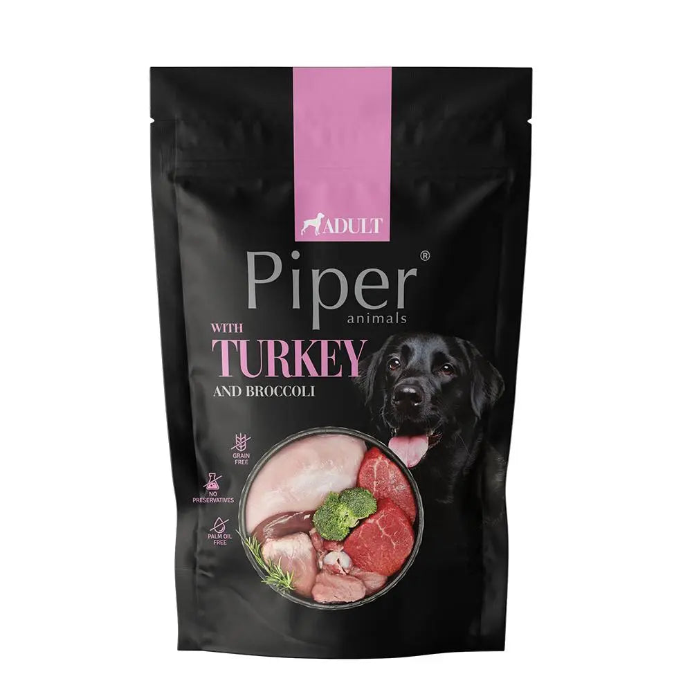 Υγρή Τροφή Σκύλου PIPER ADULT ΓΑΛΟΠΟΥΛΑ & ΜΠΡΟΚΟΛΟ POUCH 500 gr