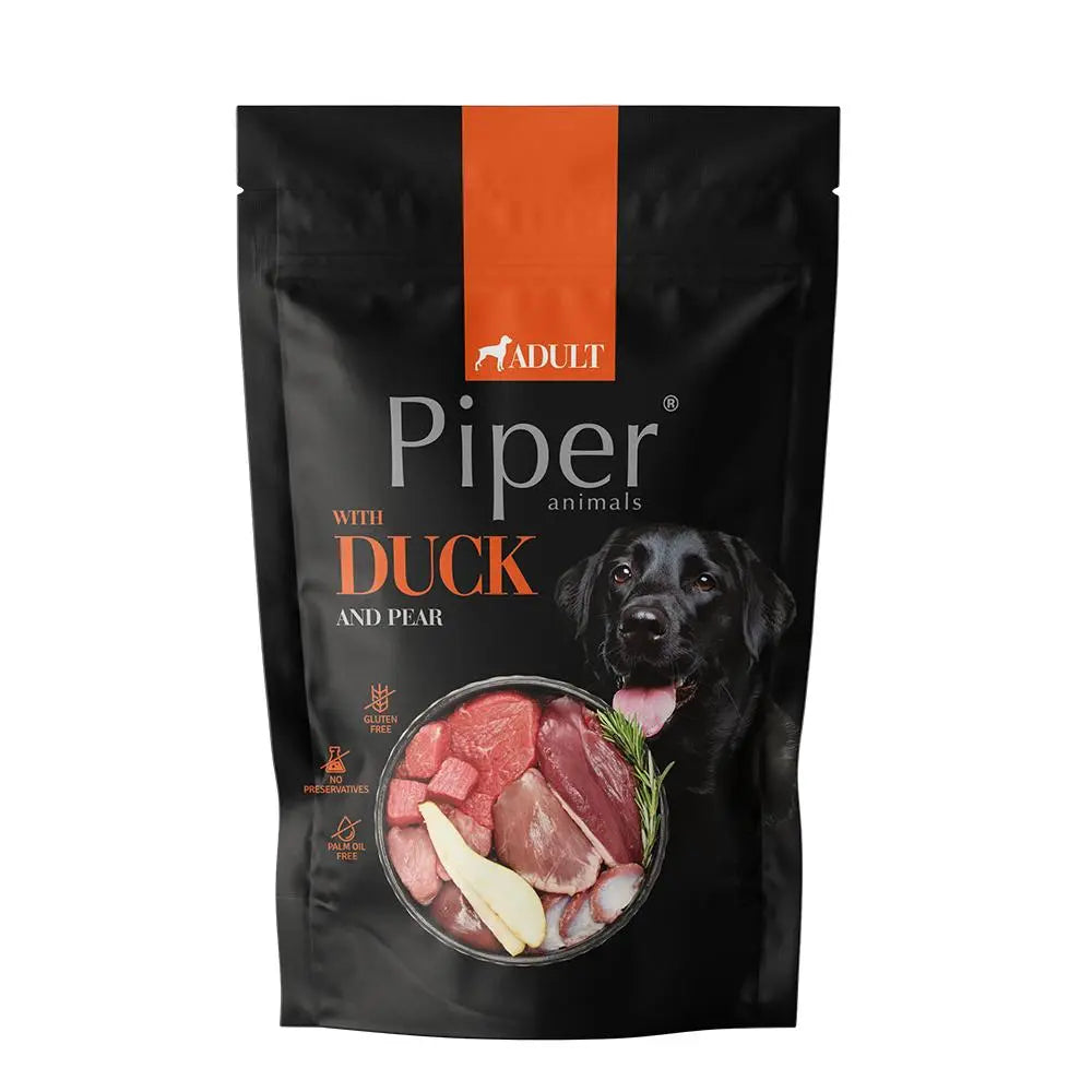 Υγρή Τροφή Σκύλου PIPER ADULT ΠΑΠΙΑ ΚΑΙ ΑΧΛΑΔΙ POUCH 500 gr