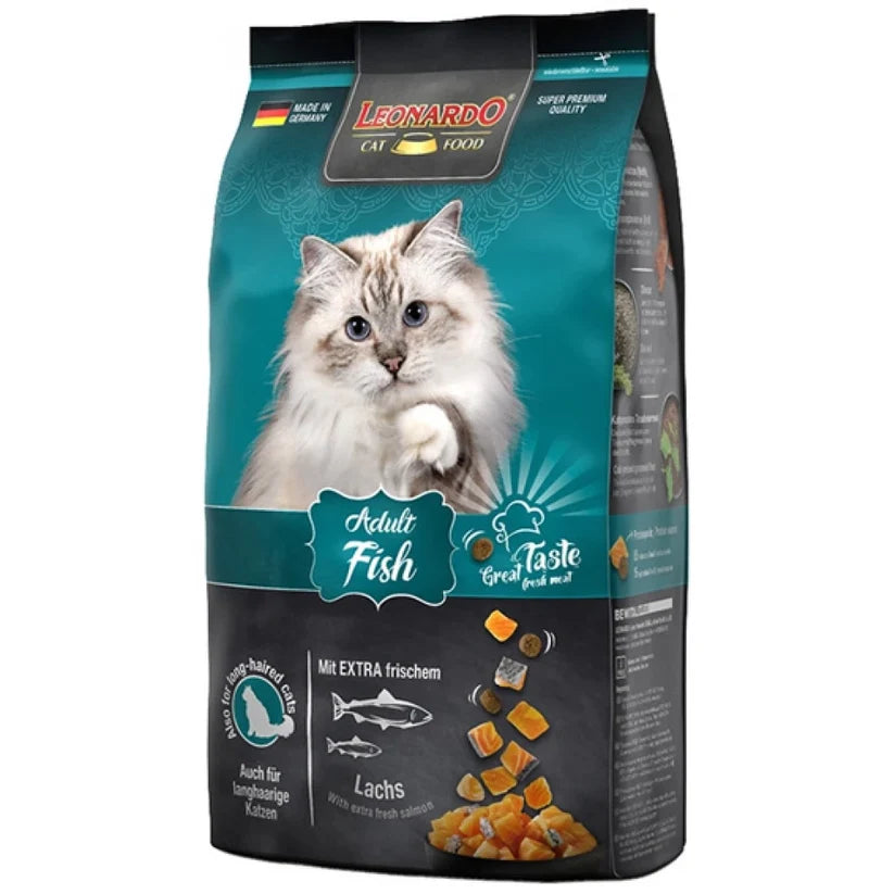 Ξηρά Τροφή Γάτας Leonardo Adult Fish 7.5 kg