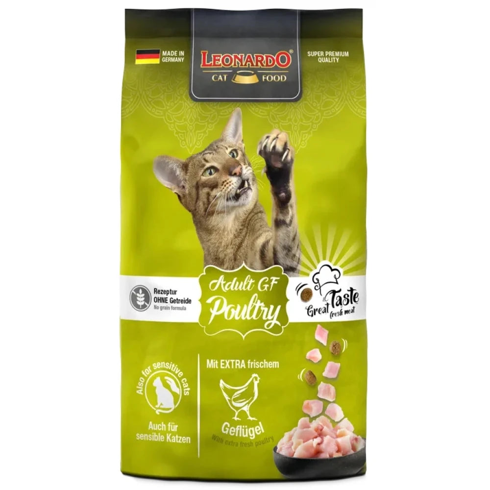Ξηρά Τροφή Γάτας Leonardo Adult Grain Free Poultry 1,8kg