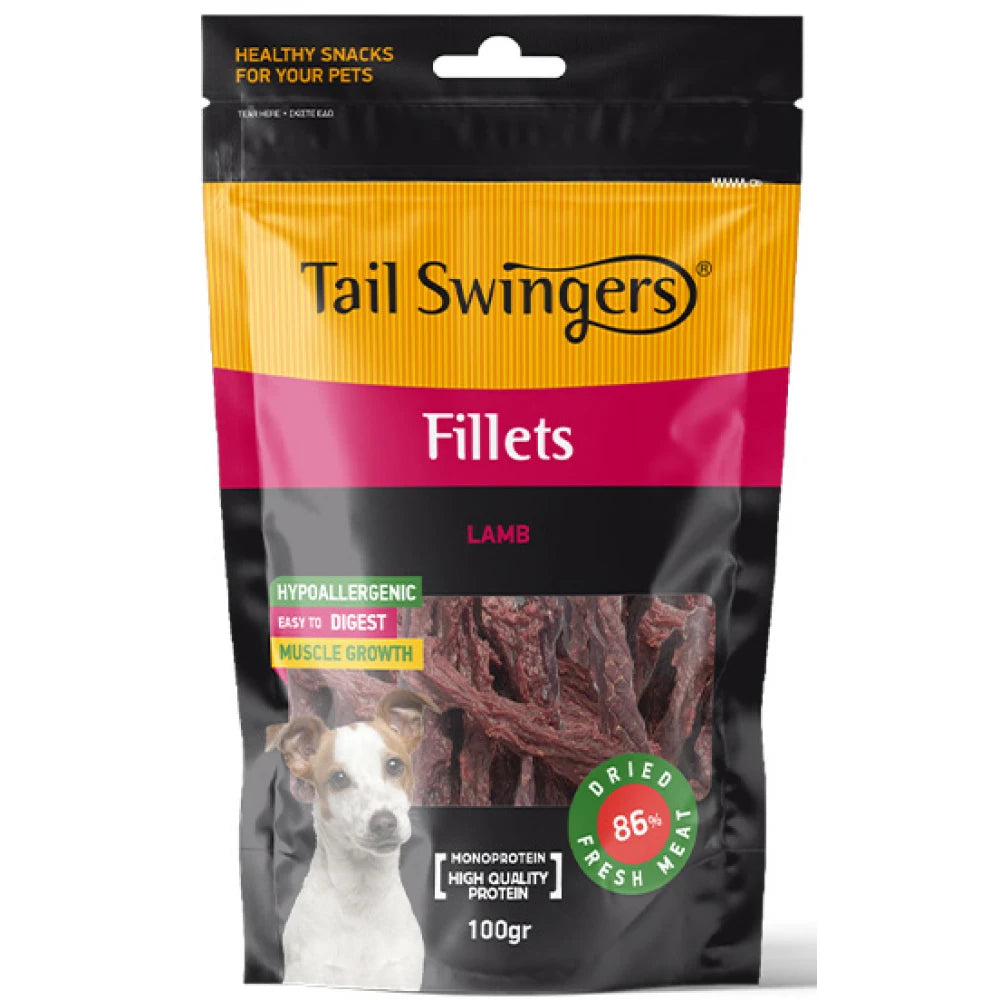 Λιχουδιά Σκύλου Pet Interest Tailswingers Pure Lamb Soft Fillets 100gr