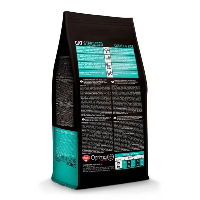 Ξηρά Τροφή Γάτας Optimanova Cat Adult Sterilized Chicken & Rice 2 kg