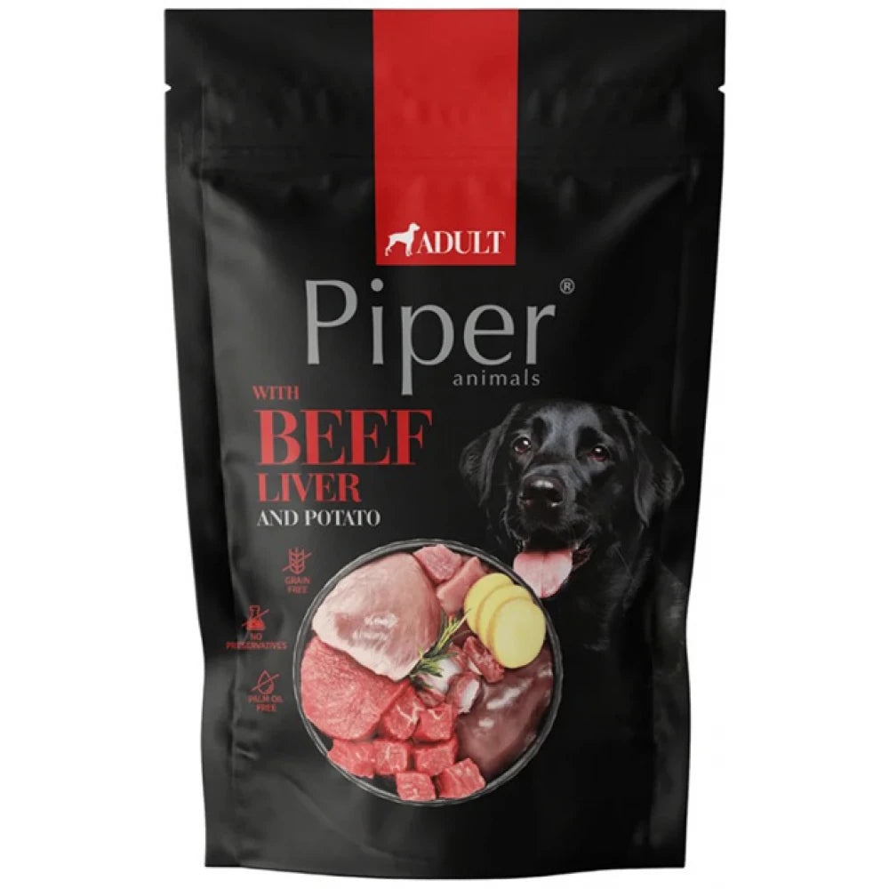 Υγρή Τροφή Σκύλου Piper Adult Συκώτι Βοδινού & Πατάτα Pouch 500gr
