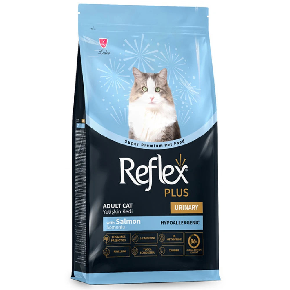 Ξηρά Τροφή Γάτας Reflex Plus Cat Urinary Salmon 15kg