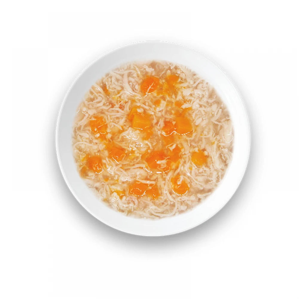 Σούπα Γάτας Pet Interest Wellfed Zuppa Soup Chicken & Pumpkin 85gr με Κοτόπουλο & Κολοκύθα