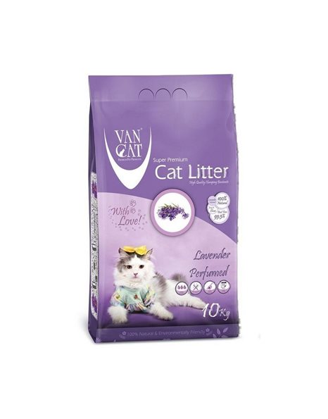 Άμμος γάτας Van Cat Lavender Standard 0.6-4mm 10kg