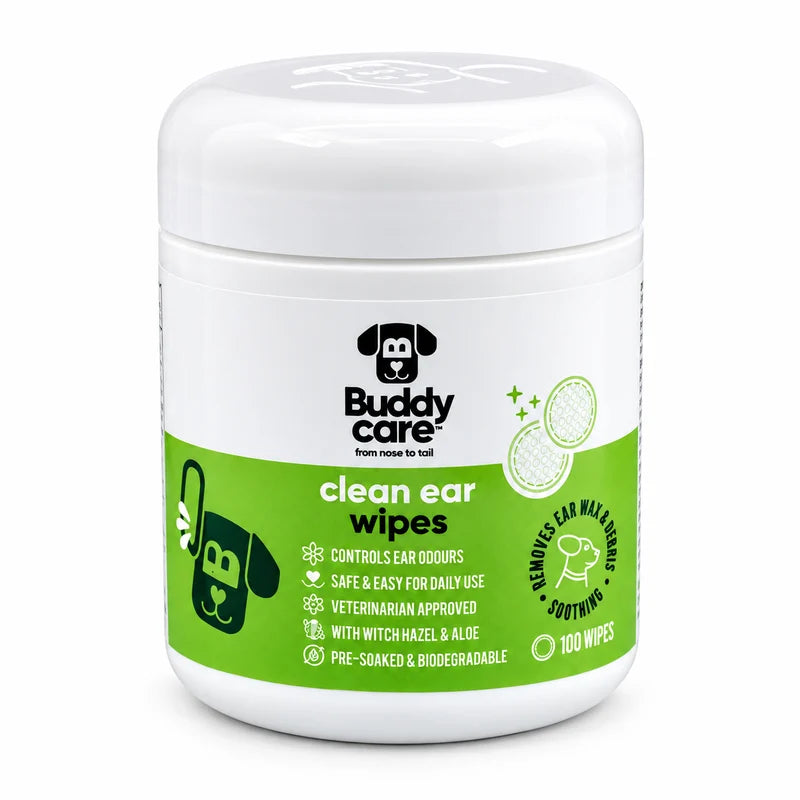 BUDDY CARE Dog Clean Ear Wipes 100pcs