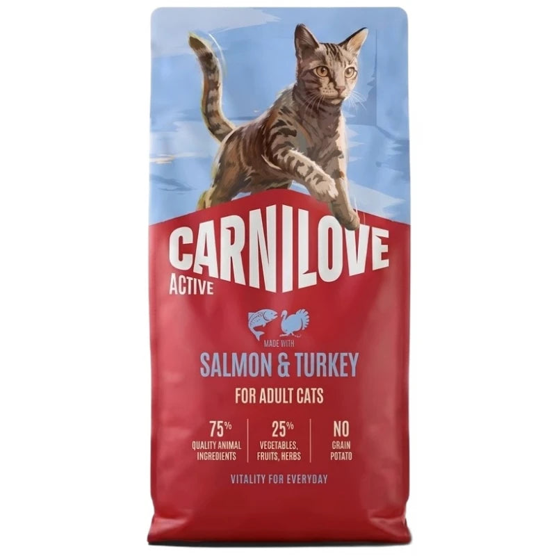 Ξηρά Τροφή Carnilove Active Cat Adult Salmon & Turkey 2kg